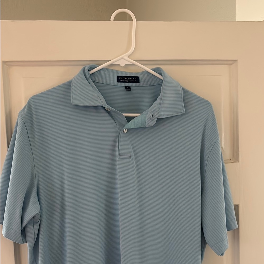 Peter Millar Men's Blue Polo Shirt